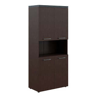 Torr THC 85.4 Шкаф с 2-мя комплектами глухих малых дверей и топом 856х450х1968 Венге Магия