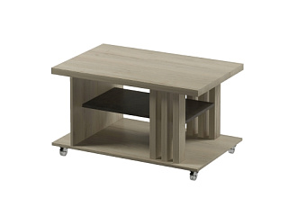 Vestar Z-510 Стол журнальный подкатной 900*600*534 Дуб Галифакс/Бетон Чикаго