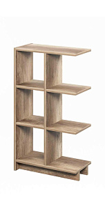 Lemo L-71 Стеллаж открытый 740х356х1300 Дуб Каньон