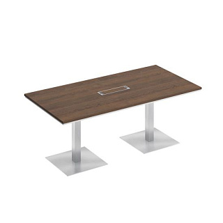 City СИ 150 ДГ БП  Стол для переговоров на квадратных опорах-колоннах (180x90x75) 20*