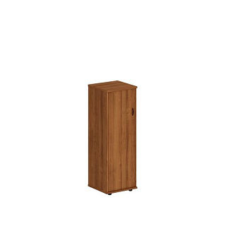 Престиж Исп.12 Шкаф для документов закрытый узкий средний (47x46x136) 20* Темный орех
