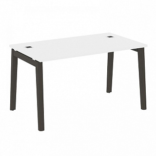 Onix wood direct OW.SRR-3.8 Стол письменный прямой 1380*800*750 Белый бриллиант/Дуб тёмный
