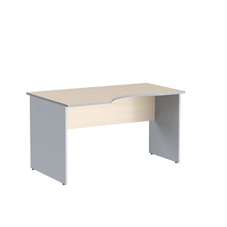 Imago СА-2 (Л/Пр) Стол письменный 1400х900х755 Клен/Металлик