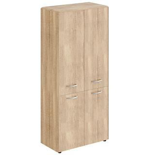 Dioni DHC 85.3 Шкаф с глухими средними и малыми дверьми 892х450х1950 Дуб Каньон