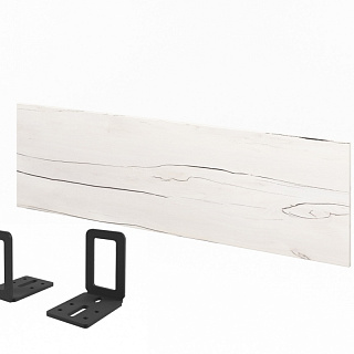 Lemo Экран настольный к одному столу 1350х18х400 Таксония айвори