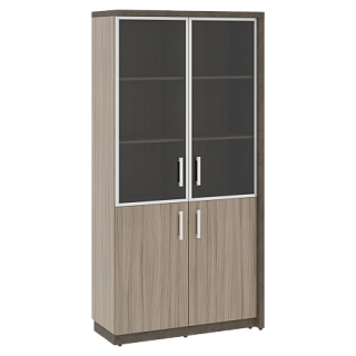 Wood&Stone СФ-534894 Шкаф комбинированный правый 1035х454,5х2083 Дрифтвуд/Бетон Чикаго темный
