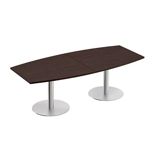 Reventon МЕ 142 Стол для переговоров на опорах-колоннах (240x110x73.9) 20* Венге тёмный