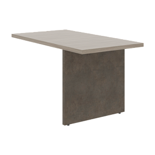 Wood&Stone СФ-533101 Брифинг-приставка 1380х750х760 Дрифтвуд/Бетон Чикаго темный