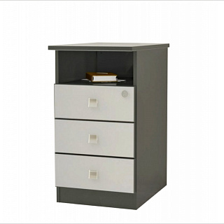 Визит-5 Тумба приставная 400*600*750 Серый/Антрацит