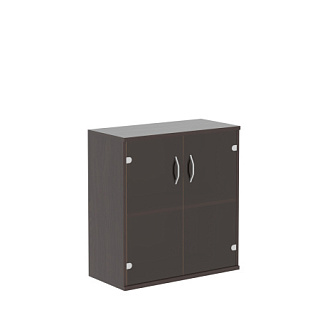 Imago СТ-3.2 Шкаф со стеклянными дверьми 770х365х823 Венге Магия