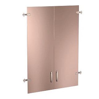 62.38 Двери стекло тонированное 76*117 Орех пегас