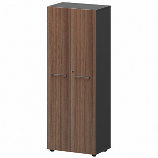 Кортез KZS-46 Шкаф для одежды 598х380х1595 Темный шимо/Графит