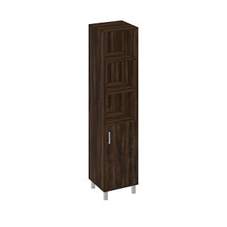 Борн В 431-812 Шкаф для документов правый, дверь ДСП без замка + ниши (47.7x45x205.4) Дуб ристретто