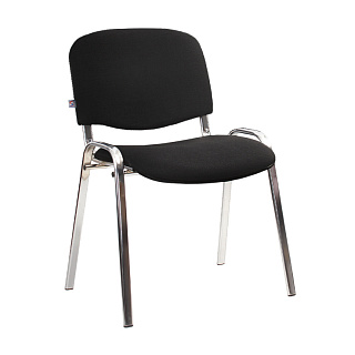 Стул Iso chrome ткань Calgary черная, серая