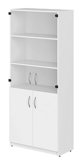 Simple SR-5W.2 Шкаф комбинированный 770х375х1815 Белый