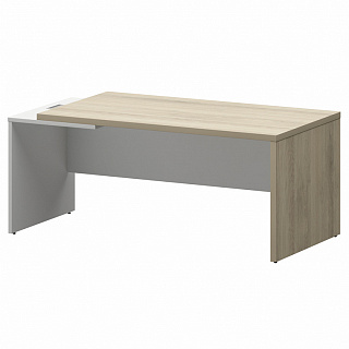 Кортез КZ-18 L/R Стол руководителя лев/пр 1800х900х750 Кронберг/Белый