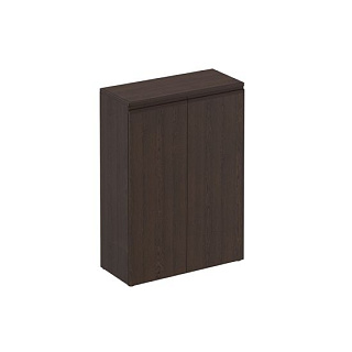 Mark МК 313 Шкаф для документов средний закрытый (90.4x40.4x127)  Дуб валенсия