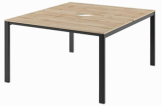 Саньяна N-41 Стол-тандем на МК 1350*1532*750 Дуб Вотан