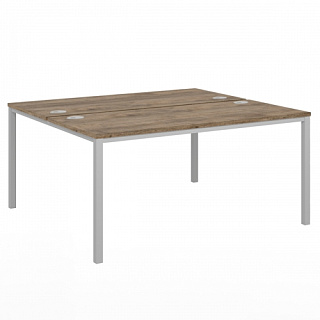 Vasanta VL-42 Стол - тандем на металлокаркасе 1600*1432*750 Дуб Самдал