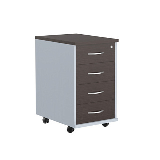 Imago ТМ-4А Тумба подкатная 412х450х708 Венге Магия/Металлик       