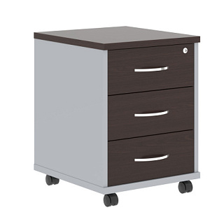 Imago ТМ-3А Тумба подкатная 412х450х551 Венге Магия/Металлик       