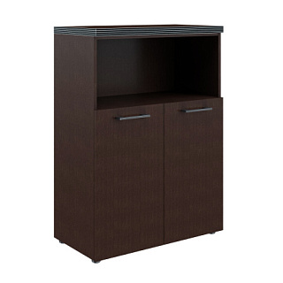 Torr TMC 85.3 Шкаф с глухими малыми дверьми и топом 856х450х1203 Венге Магия