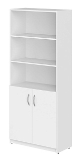 Simple SR-5W.5 Шкаф с 1 комплектом глухих малых дверей 770х375х1815 Белый
