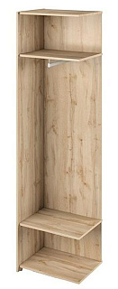 Саньяна N-645 Дополнительная секция шкафа для одежды узкого 582*440*2176 Дуб Вотан