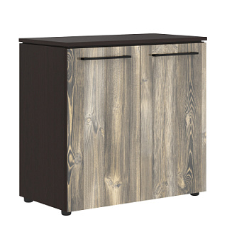 Morris MLC 85.1 Шкаф с глухими малыми дверьми 854х423х821 Дуб Базель/Венге Магия