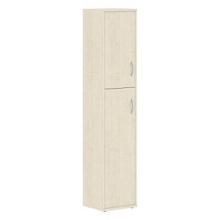 Imago СУ-1.8 Л/Пр Шкаф колонка с глухой малой и средней дверьми 406х365х1975 Клен