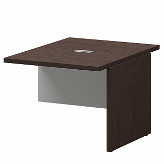 Кортез КZР-32 Модуль переговорного стола 900х1200х750 Дуб венге/Белый