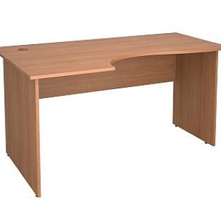 42.46 Стол эргономичный левый 150*90*75 Миланский орех