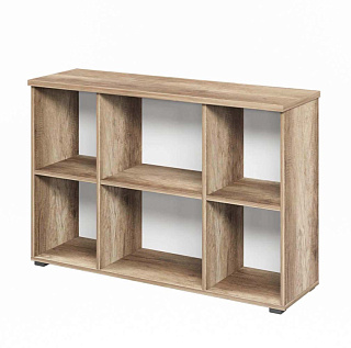 Lemo L-69 Стеллаж низкий 1200х374х803 Дуб Каньон