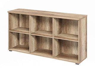 Lemo L-68 Тумба приставная к двум столам 1419х376х750 Дуб Каньон