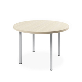 Vasanta VL-107 Стол переговорный на металлокаркасе D1200*750 Дуб Кобург