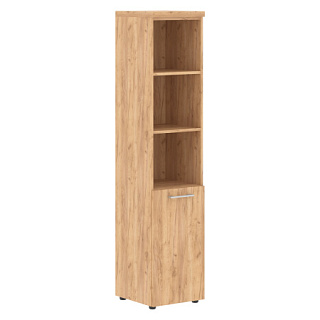 Torr-Z THC 42.5 Шкаф колонка с глухой малой дверью и топом 432х450х1968 Дуб Бофорд Z