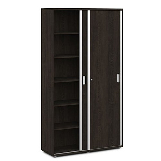 Vasanta V-77 Шкаф-купе с замком и 12 полками 1200*444*2195 Дуб Кентербери