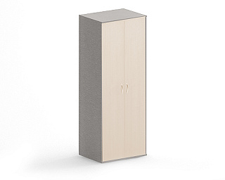 Imago ГБ-2 Гардероб широкий с продольной штангой 770х580х1975 Клен/Металлик