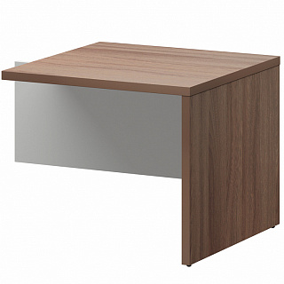 Кортез КZВ-09 Бриф-приставка 900х900х750 Темный шимо/Белый