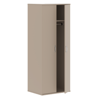 Imago ГБ-2.1 Гардероб с выдвижной штангой и полками 770х580х1975 Мокачино