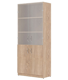 Simple SR-5W.2 Шкаф комбинированный 770х375х1815 Дуб Сонома Светлый