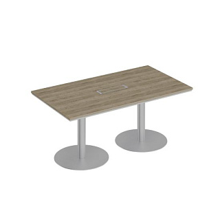 City СИ 153 ДС БП  Стол для переговоров на круглых опорах-колоннах (180x90x75.7) 20*