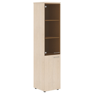 Xten XHC 42.2(L/R) Шкаф колонка комбинированая с топом 432х432х1955  Бук Тиара