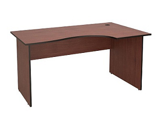 41.45 Стол эргономичный правый 150*90*75 Итальянский орех