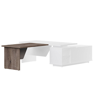 Vilas B-832 Брифинг для 4 человек 1350х850х750 Дуб Веллингтон табак/Кубанит серый