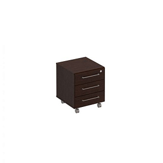 Reventon МЕ 213 Тумба выкатная 3-ящичная с замком (50x50x59) 20* Венге тёмный