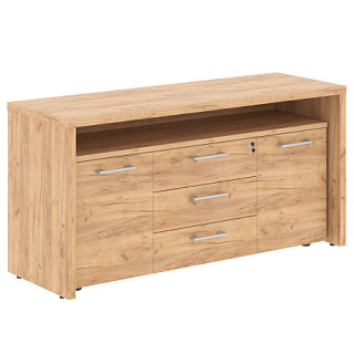 Torr-Z TTF-3D.1A Тумба с фригобаром  1640х550х800 Дуб Бофорд Z