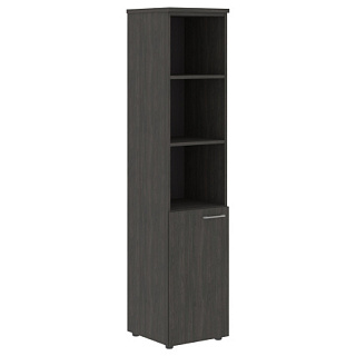 Xten XHC 42.5(L/R) Шкаф колонка с глухой малой дверью и топом 432х432х1955  Дуб Юкон Модерн