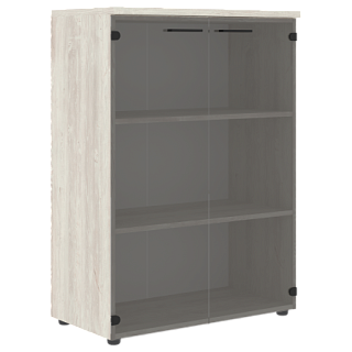 Xten XMC 85.2 Шкаф со стеклянными дверьми и топом 856х432х1190 Сосна Эдмонт