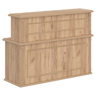 Raut RMS 160 Стойка ресепшен 1600х600х1200 Дуб Бофорд
